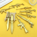 Klionjor Veteran Day Cake Topper – Golden Game Theme 10 Pcs