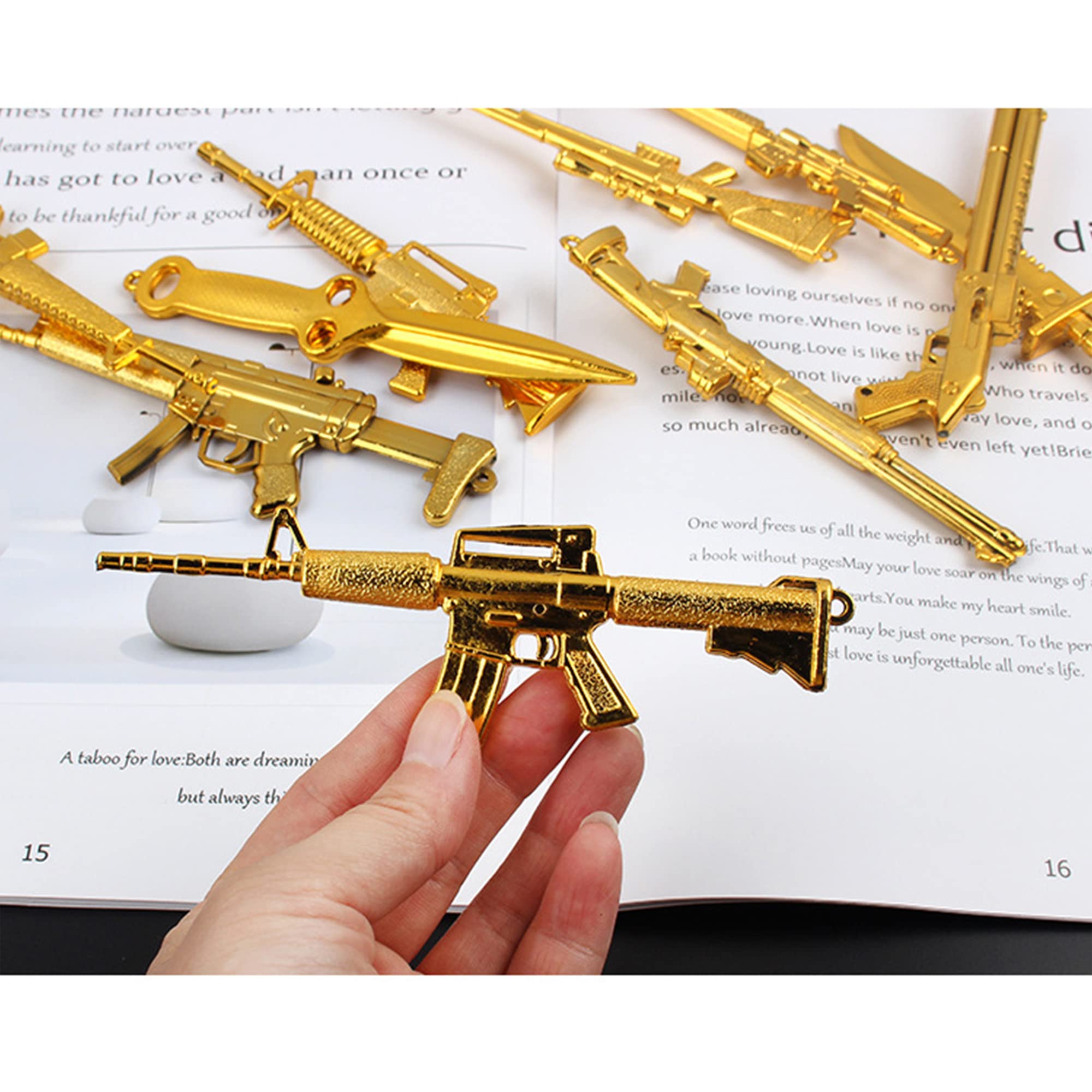 Klionjor Veteran Day Cake Topper – Golden Game Theme 10 Pcs