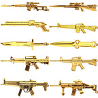 Klionjor Veteran Day Cake Topper – Golden Game Theme 10 Pcs
