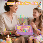 Klmars Bracelet Making Kit – 24 Wands for Kids (Ages 4–8), Party Favors