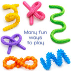 KLT 24Pcs Fidget Toys Bulk – Textured Silicone Sensory Sticks for Kids, Classroom Prizes & Party Favors
