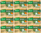 12 x Knorr Stock Cubes Vegetable 8's