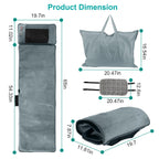 KOCASO Full Body Massage Mat with Heat — 10 Vibration Motors & 9 Modes
