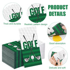 Kochorie Golf Napkins 100-Pack – Disposable Golf-Themed Party Napkins, 7.8 x 4.3 in