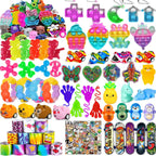 Kocici 124 Pcs Party Favors for Kids – Bulk Prize Box Toys & Pinata Fillers