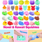 Kocici 124 Pcs Party Favors for Kids – Bulk Prize Box Toys & Pinata Fillers