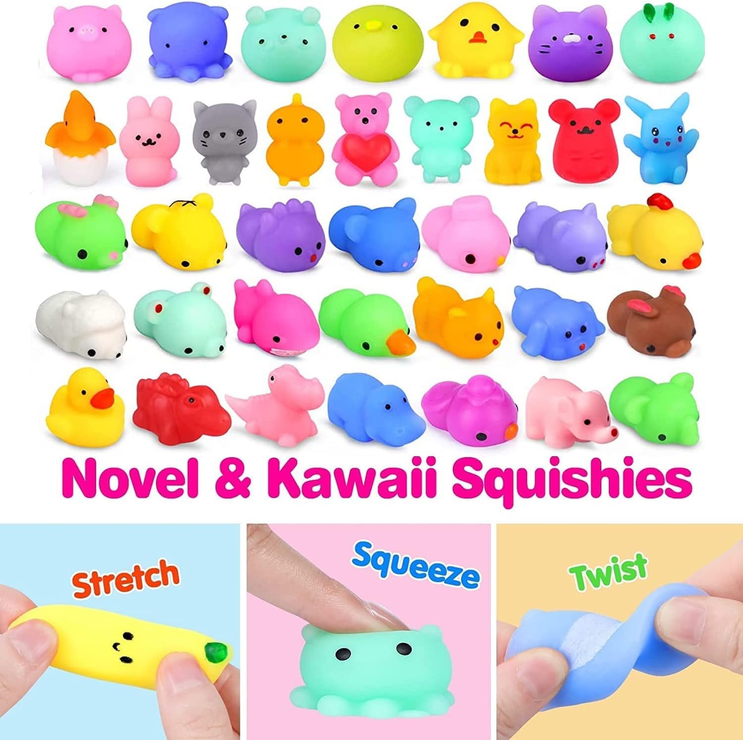 Kocici 124 Pcs Party Favors for Kids – Bulk Prize Box Toys & Pinata Fillers