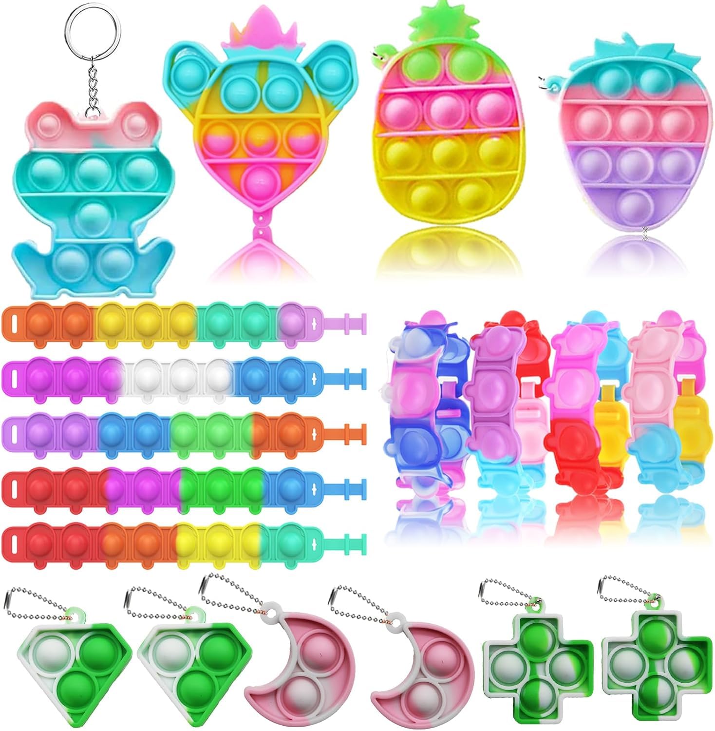 Kocici 124 Pcs Party Favors for Kids – Bulk Prize Box Toys & Pinata Fillers