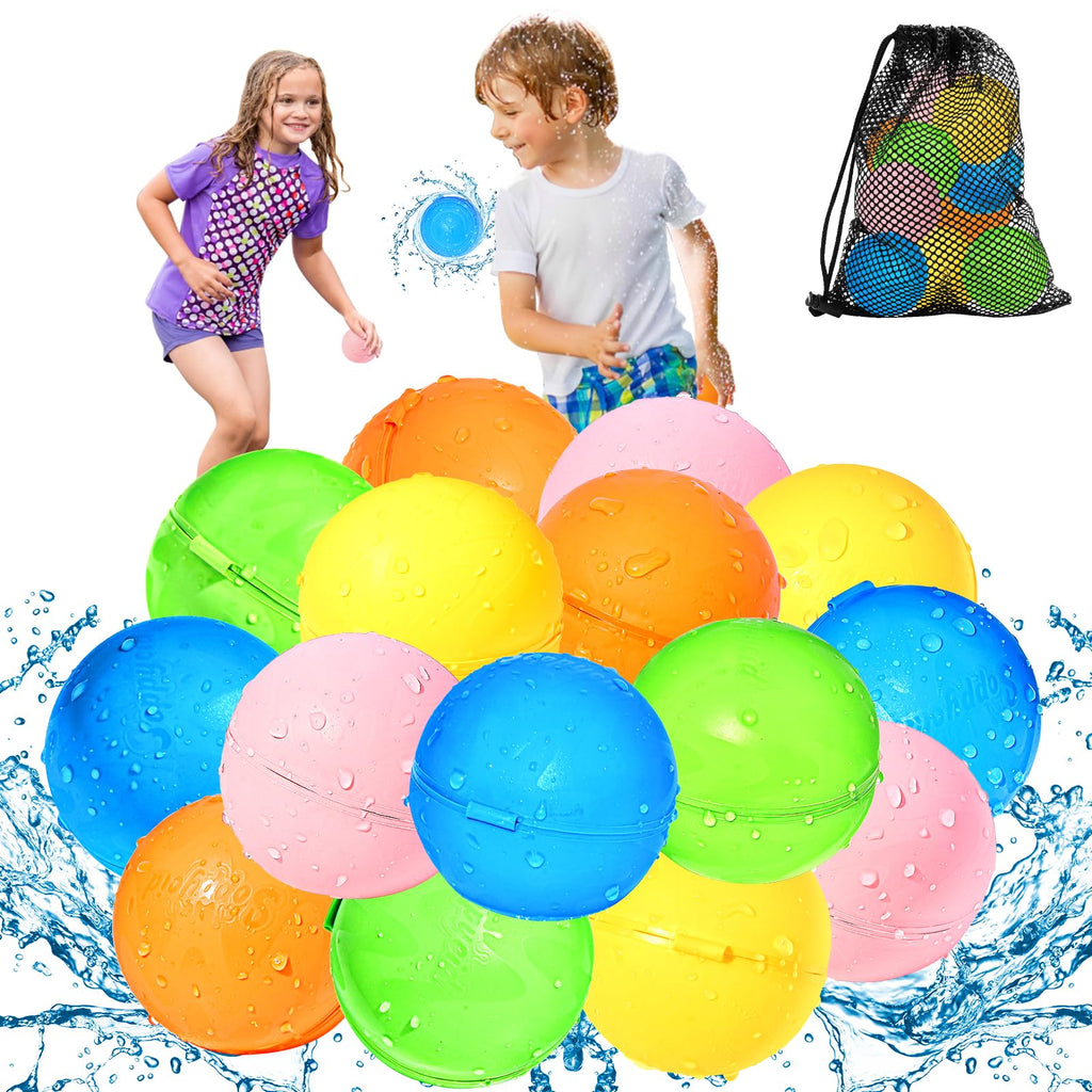 KOKODI SOPPYCID 15PCS Reusable Magnetic Water Balloons – Quick Fill