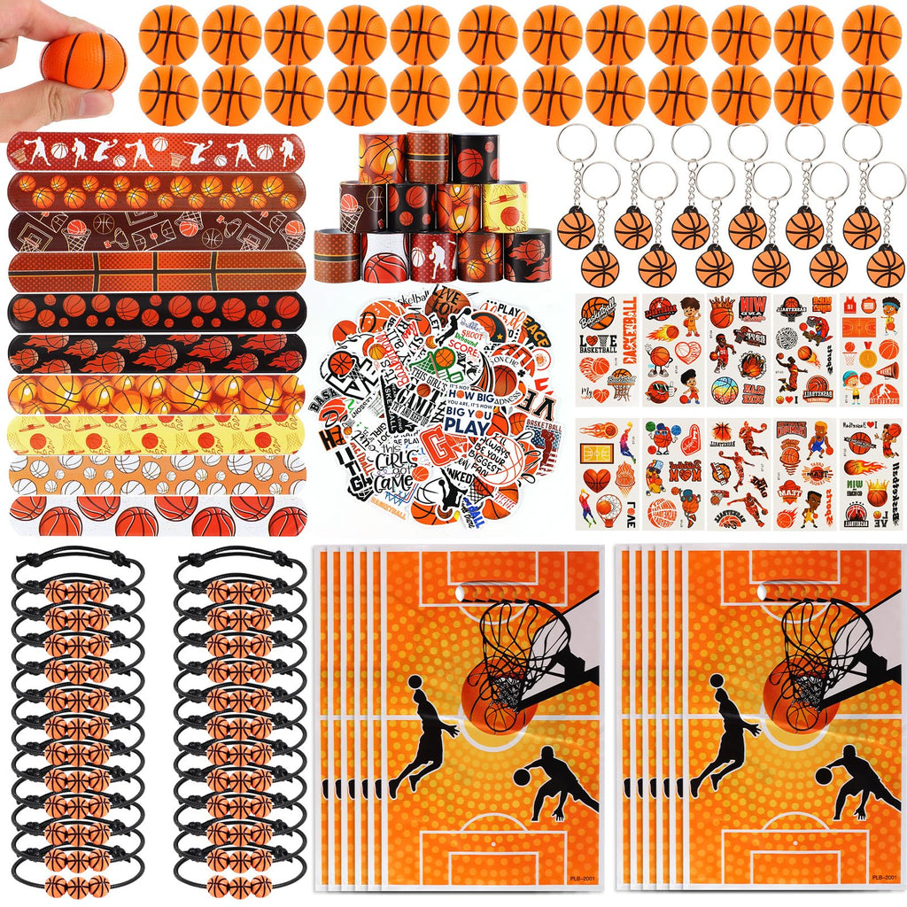 Kolewo4ever 294-Piece Basketball Party Supplies Set – Bulk Favors, Gift Bags & Tattoos