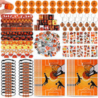 Kolewo4ever 294-Piece Basketball Party Supplies Set – Bulk Favors, Gift Bags & Tattoos