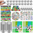 Kolewo4ever 294-Piece Soccer Party Supplies Set – Bulk Favors, Bags & Decorations