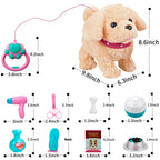Koonie Talking Plush Golden Retriever Toy — Repeats What You Say, Walks and Barks