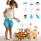 Koonie Talking Plush Golden Retriever Toy — Repeats What You Say, Walks and Barks