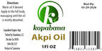 KOPABANA Akpi Oil | Ndjansan Ricinodendron heudelotii | Cold Pressed Organic Oil 1oz