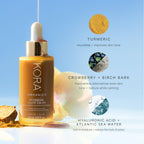 KORA Organics Turmeric Glow Drops – Organic Radiance Serum (Niacinamide Alternative)