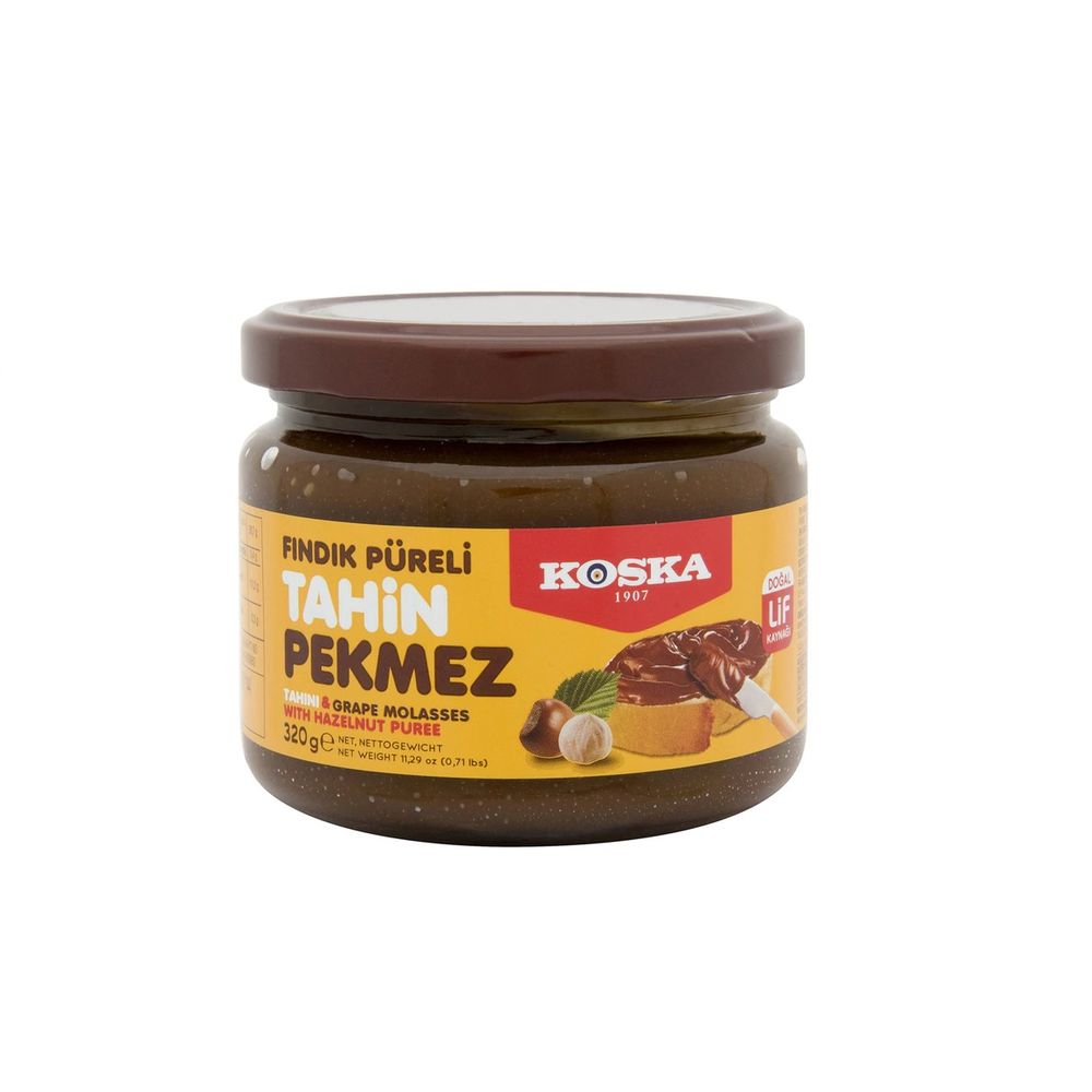 Koska Findik Pureli Tahin Pekmez Tahini and Grape Molasses with Hazelnut Puree 320g