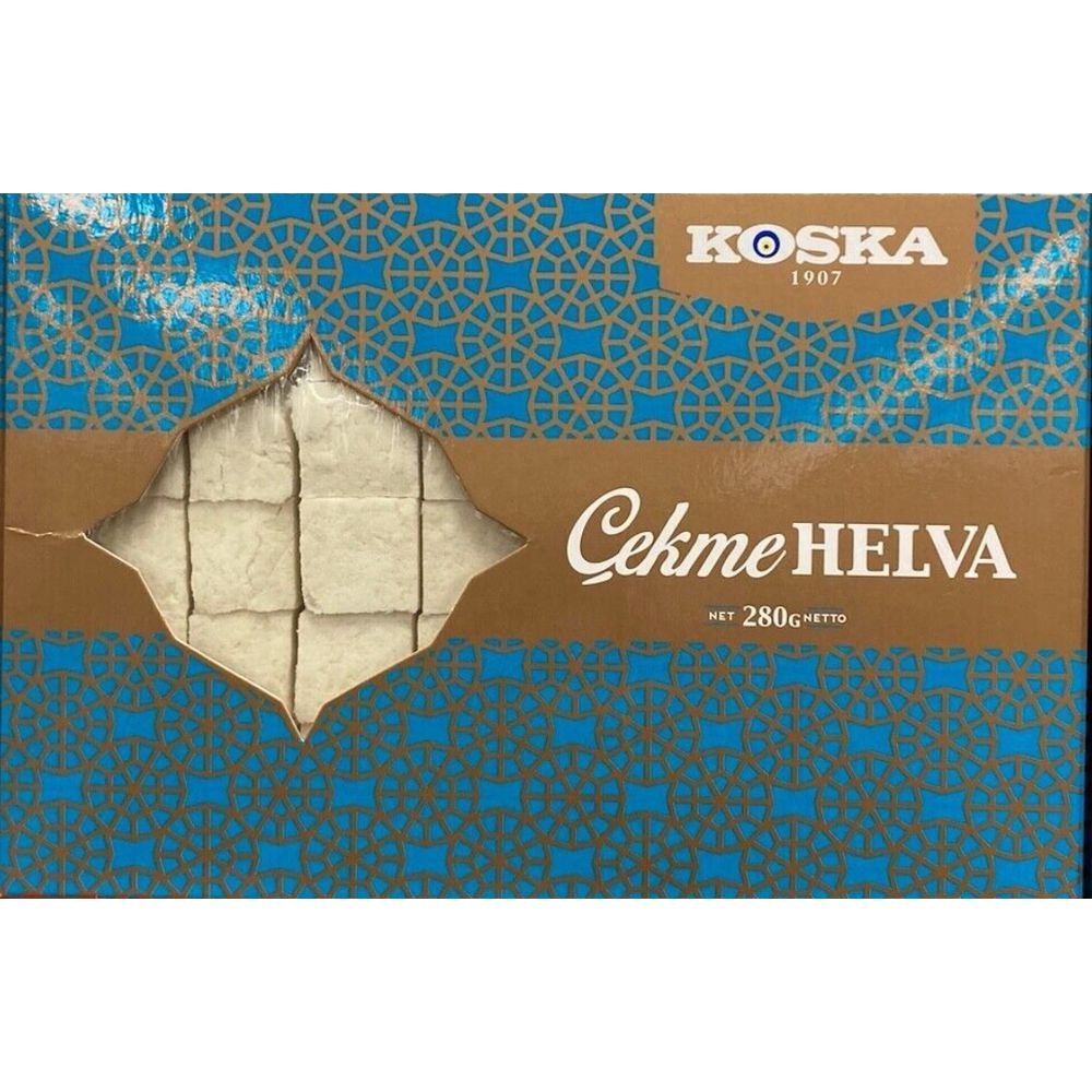 Koska Plain Cekme Halva (Sade Çekme Helva), 280g Gift Box