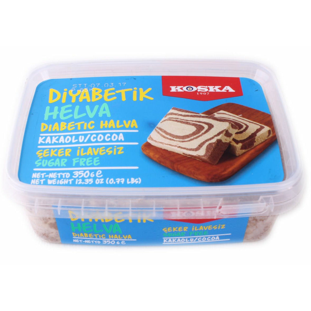 Koska Sugar Free Cacao Diabetic Halva Tub Pack 350g