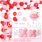 Kriyokiaa Berry First Birthday Decor Kit – Strawberry Theme Balloon Arch, Backdrop & Highchair Banner