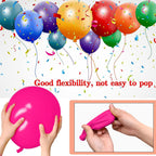 KUULBELA 68Pcs Pink Balloons Kit – 12in Pink, Metallic & Confetti Balloons for Birthday, Wedding & Baby Shower