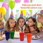 L LIKED 12oz Kids Sippy Cups – 20 Count, 4 Colors, Spill-Proof, BPA-Free, Reusable