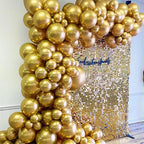 Labeol Metallic Gold Balloons Kit – 139 Pcs Chrome Gold Balloon Garland Arch (18/12/10/5 in)
