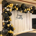 Labeol Metallic Gold Balloons Kit – 139 Pcs Chrome Gold Balloon Garland Arch (18/12/10/5 in)