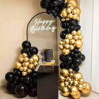 Labeol Metallic Gold Balloons Kit – 139 Pcs Chrome Gold Balloon Garland Arch (18/12/10/5 in)