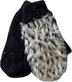 Sock Stack Ladies Faux Fur Winter Ski Hat With Ear Flaps And Matching Mittens Set Ideal