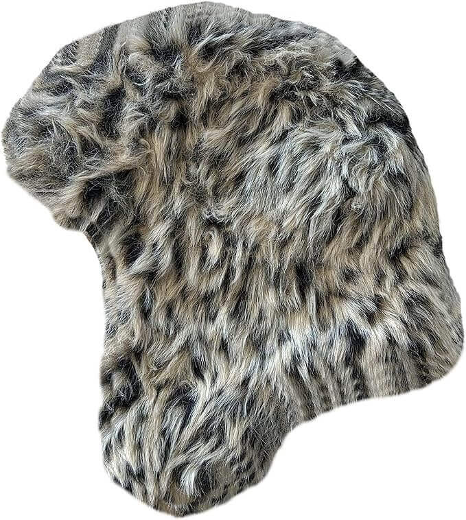 Sock Stack Ladies Faux Fur Winter Ski Hat With Ear Flaps And Matching Mittens Set Ideal