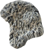 Sock Stack Ladies Faux Fur Winter Ski Hat With Ear Flaps And Matching Mittens Set Ideal