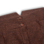 WS-12 - Women's Tweed Suit Blazer Trousers Waistcoat Herringbone Wool Rust Brown