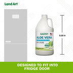 Land Art Pure Aloe Vera Juice Unflavored – 99.7% Organic, Cold-Processed, 64 oz Pack of 2