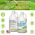 Land Art Pure Aloe Vera Juice Unflavored – 99.7% Organic, Cold-Processed, 64 oz Pack of 2