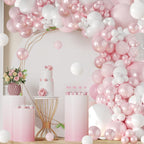 LANGASQUE Pink Balloon Arch Kit – 108pcs Double Stuffed Balloons for Weddings & Parties