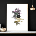 Set of 3 Wall Art – Large Floral Prints for Living Room