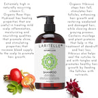 Laritelle Organic Shampoo & Conditioner – Hair Growth Support, No SLS, Gluten, Parabens