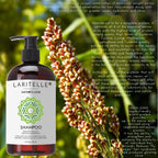 Laritelle Nature’s Love Organic Shampoo – 17.5 oz | Anti-Thinning Hair Growth, Color Safe, Made in California