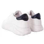 UK 5 Lavair Linear 2.0 White Black Chunky Leather Women Trainers – EU 38