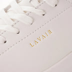 UK 5 Lavair Linear 2.0 White Black Chunky Leather Women Trainers – EU 38