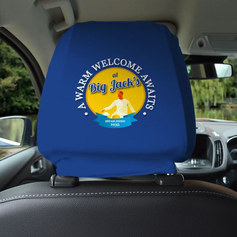 Leeds Big Jack- Football Legends - Headrest Cover