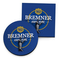 Leeds WJ Bremner- Football Coaster - Square Or Circle