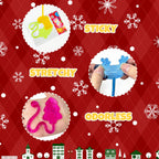 Leetous Christmas Sticky Hands Bulk 60 PCS – Kids Party Favors & Classroom Prizes