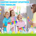 Leetous 36-Pack Easter Bubble Wands — Non-Candy Kids Party Favors