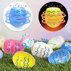 Leetous Light-Up Easter Spinning Tops — 8 Pack Party Favors & Basket Stuffers