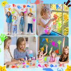 Leetous 200-Pack Sticky Hands & Feet Party Favors – Non-Candy Kids Prizes