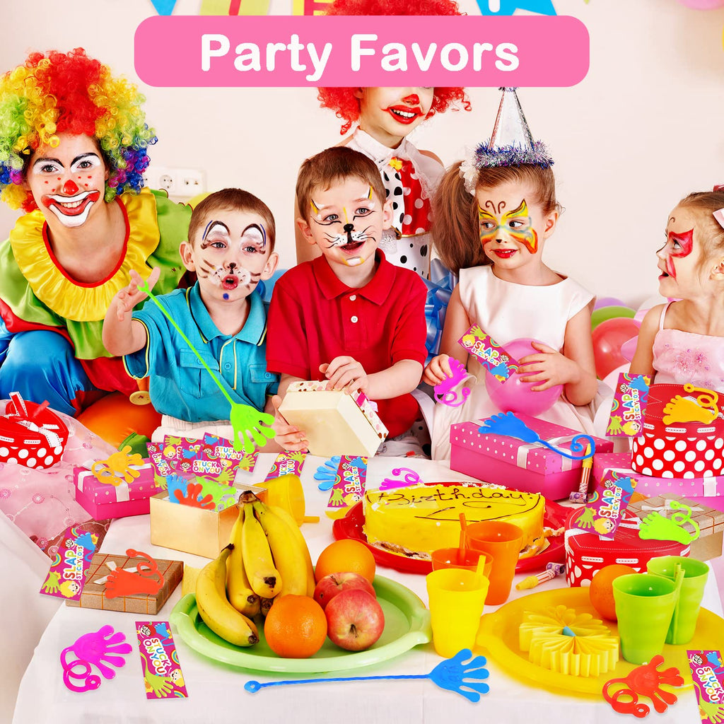 Leetous 200-Pack Sticky Hands & Feet Party Favors – Non-Candy Kids Prizes