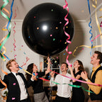 LEEZZIZZ 36 Inch Giant Balloons – 9 Jumbo Latex Balloons Bulk for Parties and Events