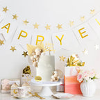 LEFUBABY White Gold Balls Cake Toppers – Boho Wedding & Baby Shower Decor